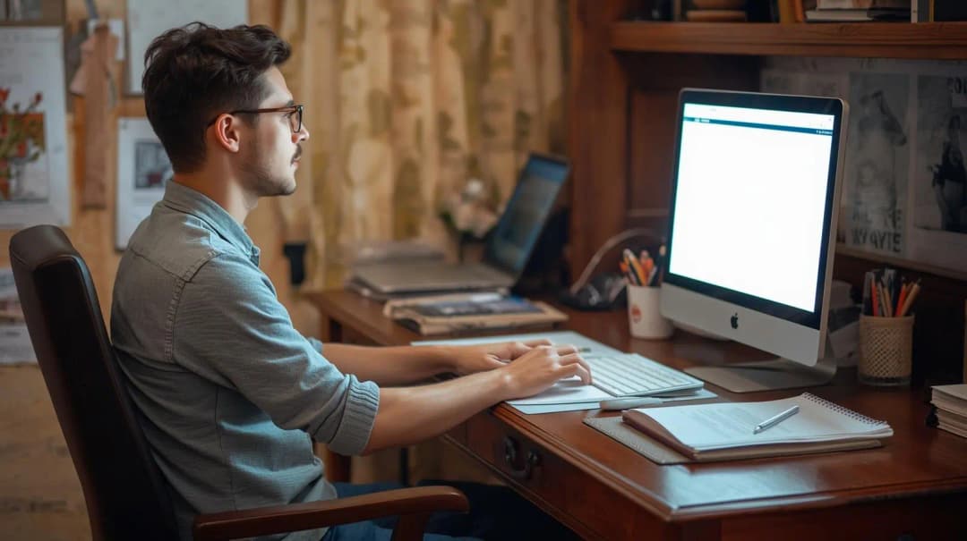 A person applying for jobs